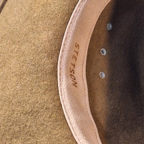 Stetson Brown Felt Wide Brim Hat  Decorative Band for Men Women Outdoor Style - Picture 11 of 13